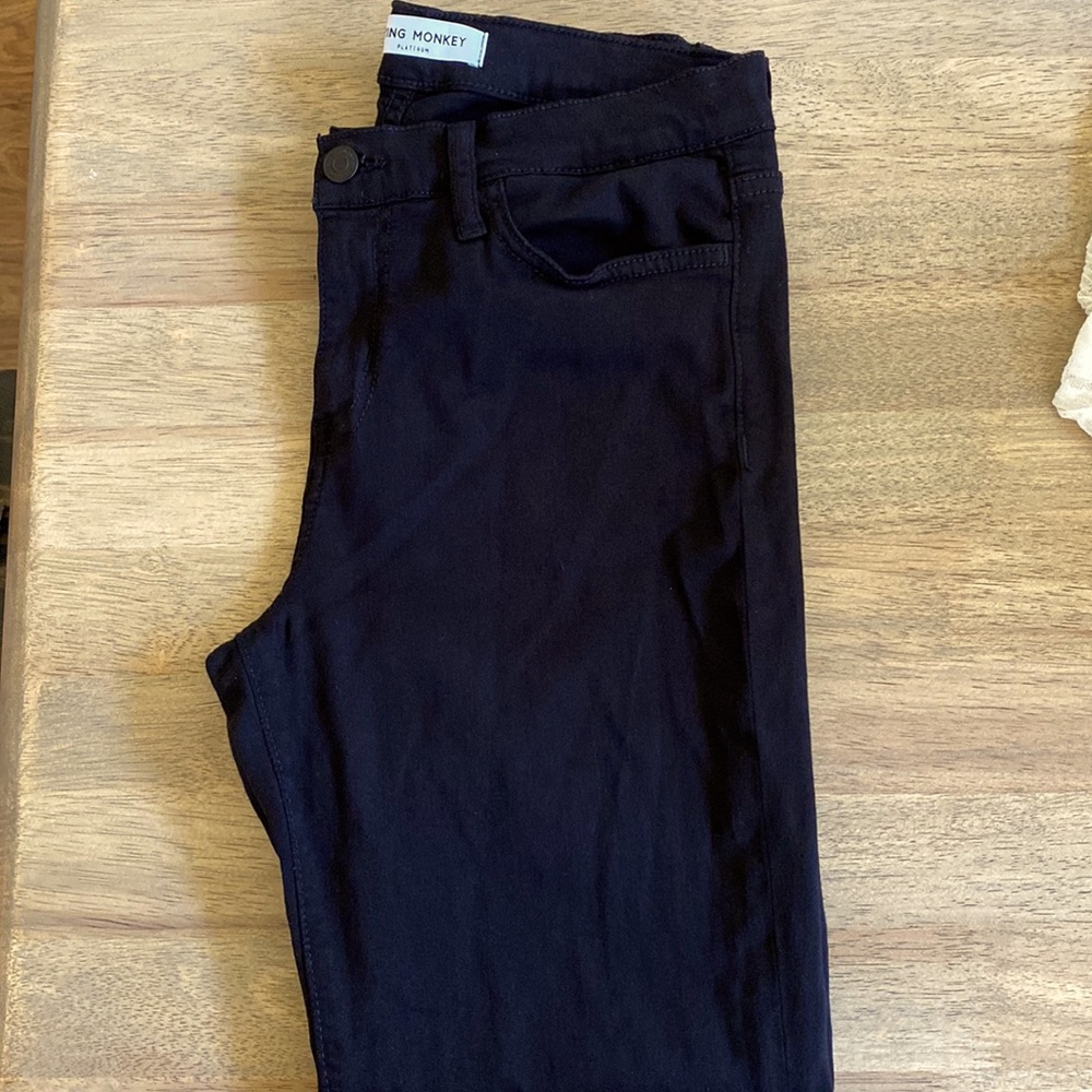 🙊BLACK SKINNY FLYING MONKEY JEANS🙊